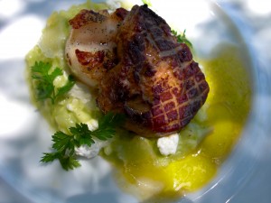 The foie gras at Peller Estates Winery Restaurant