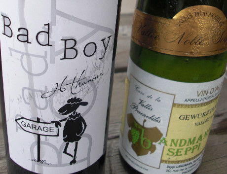 Bad Boy Bordeaux meets Alsace Gewurz.