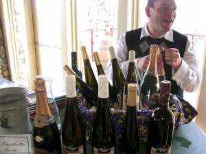 Pouring at a grand tasting during TasteCamp 2010