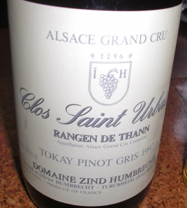 Alsace Pinot Gris.