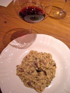 Duck and truffle risotto.