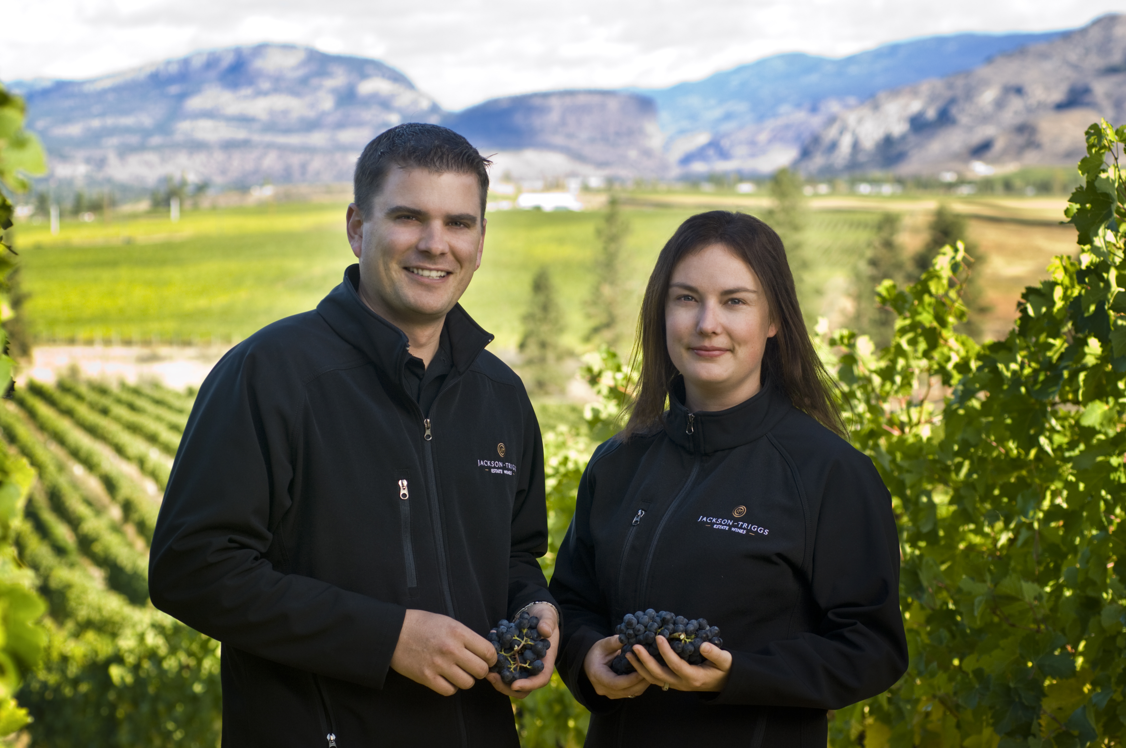 Jackson Triggsâ€™ Okanagan Estate Winemakers Brooke Blair and Derek Kontkanen