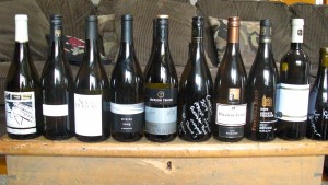 A sampling of viogniers to be tasted Sunday.