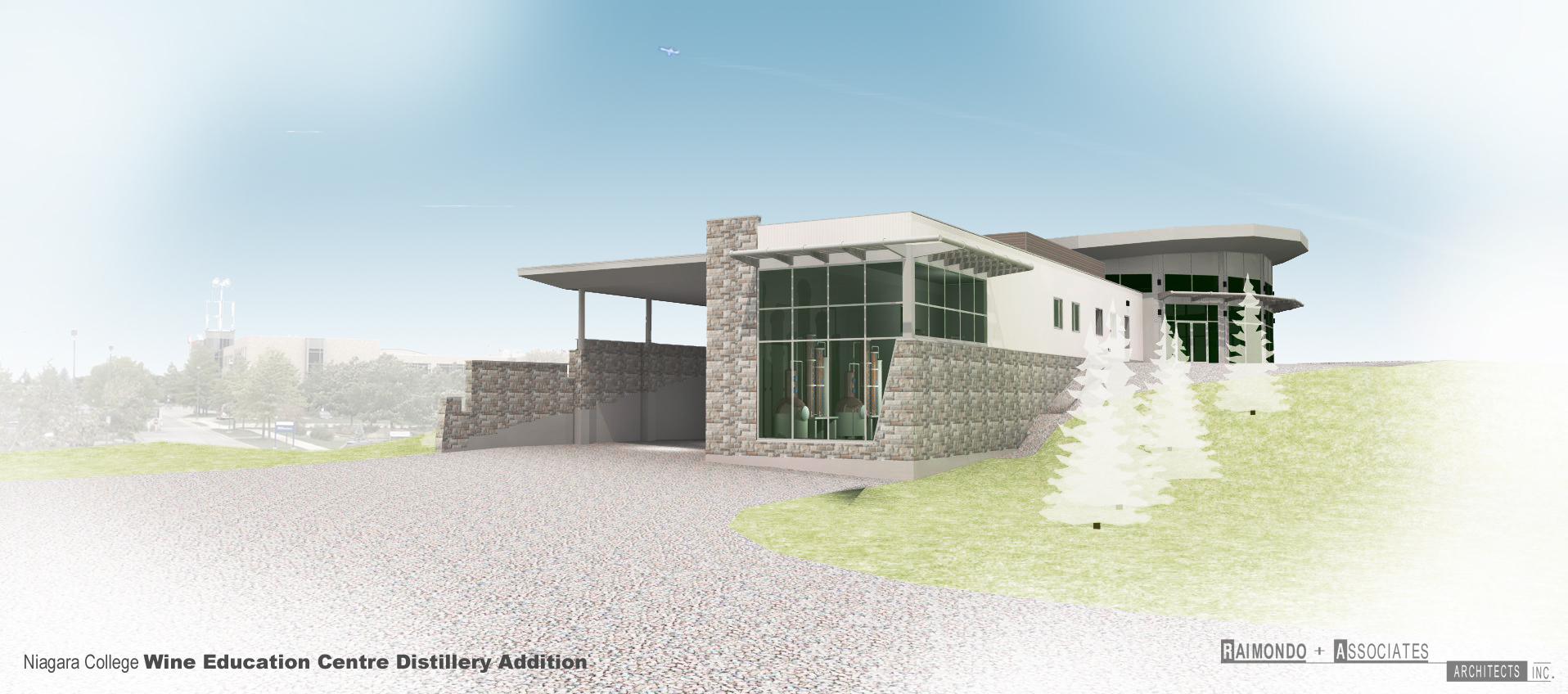 artistic rendering of distillery addition to WVEC